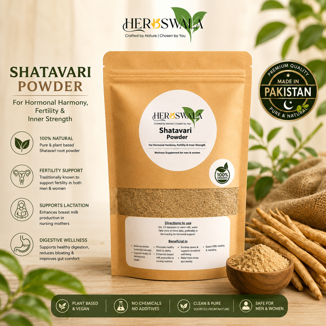 HerbsWala Shatavari Powder
